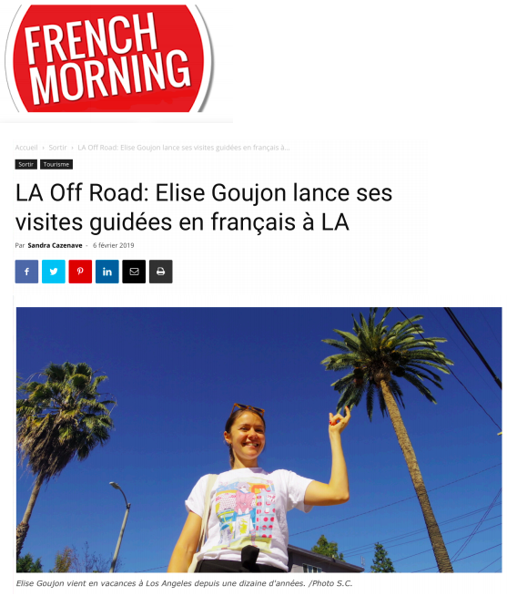 Los Angeles Off Road sur French Morning